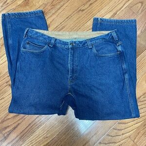 Duluth Trading Co Men's Blue Denim Relaxed Fit Jeans Size 40x30 (Actual 40x29)